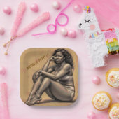 独身最後の夜 ペーパープレート (パーティー)