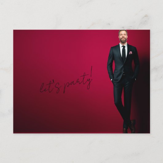 独身最後の夜 ポストカード (正面)