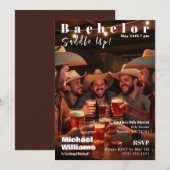 独身最後の夜 マガジン表紙 招待状 (正面/裏面)