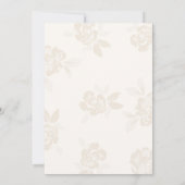 独身最後の夜 ワインボトル 黒いリボン 招待状 (裏面)