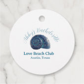 独身最後の夜 海岸クラブ 青い貝殻パーティー フェイバータグ (裏面)