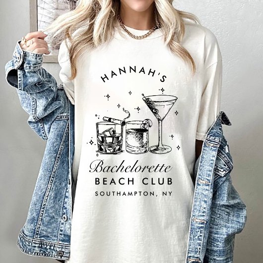 独身最後の夜 現代風 ミニマル 花嫁の友人 Tシャツ