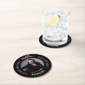 独身最後の夜 男 神話 伝説 白黒写真 ラウンドペーパーコースター (インサイチュ)