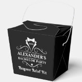 独身最後の夜 白いタキシードのネクタイ  酔い覚まし フェイバーボックス (正面)