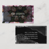 独身最後の夜＆結婚式前夜祭  祝賀会 名刺 (正面/裏面)