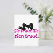 独身最後の夜 / 結婚式 ポストカード (スタンド正面)