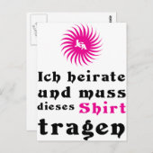 独身最後の夜 / 結婚式 ポストカード (正面/裏面)