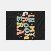 独身最後の夜 結婚式 婚約 フリースブランケット (正面(横))