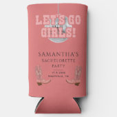 独身最後の女たち ディスコカウガール レトロ スリム缶クーラー (正面)