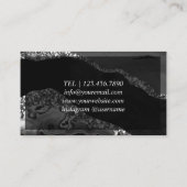 独身最後の女友達とのパーティー ウェディングパーティー お祝い 名刺 (裏面)