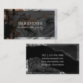 独身最後の女友達とのパーティー ウェディングパーティー お祝い 名刺 (正面/裏面)