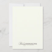 独身最後の女友達とのパーティー 招待状 (裏面)