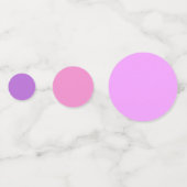 独身最後の女友達とのパーティー、結婚前のお披露目 ゴルフ ラベンダー コンフェッティ (裏面)