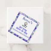 独身最後の女友達とのパーティー  結婚前のお披露目 ゴルフ 青 花 フェイバータグ (インサイチュ)