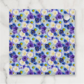 独身最後の女友達とのパーティー  結婚前のお披露目 ゴルフ 青 花 フェイバータグ (裏面)