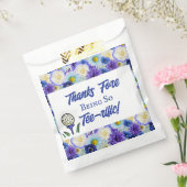 独身最後の女友達とのパーティー  結婚前のお披露目 ゴルフ 青 花 フェイバーバッグ (封をした状態)