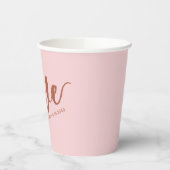独身最後の女友達との会 バチェロレッテパーティー 酔って愛に溺れて ピンク 紙コップ (左)