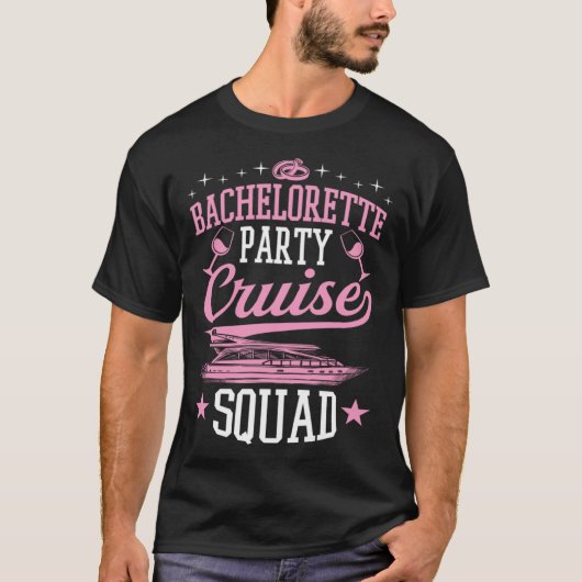 独身最後の女友達クルーズチームおそろいのクルーズ船 Tシャツ (正面)