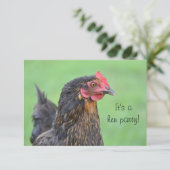 独身最後の女友達パーティーの招待状 招待状 (スタンド正面)