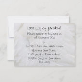 独身最後の女友達パーティーの招待状 招待状 (裏面)