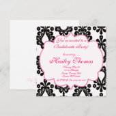 独身最後の女友達パーティーの招待状 招待状 (正面/裏面)