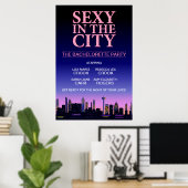 独身最後の女友達パーティーの映画ポスター ポスター (ホームオフィス)