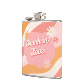 独身最後の女友達パーティーの景品 レトロ ピンク 愛の酔い フラスク (左)
