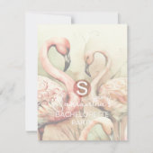 独身最後の女友達パーティーイベントQRコード返信カード 出欠カード (正面)