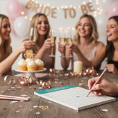 独身最後の女友達パーティービンゴゲーム | 結婚前のお祝いゲーム ノートパッド