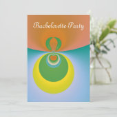 独身最後の女友達パーティー招待状 - オーダーメイド 招待状 (スタンド正面)