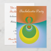 独身最後の女友達パーティー招待状 - オーダーメイド 招待状 (正面/裏面)