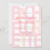 独身最後の女友達パーティー招待状 招待状 (正面)