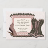 独身最後の女友達パーティー招待状 招待状 (裏面)