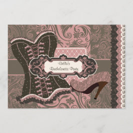 独身最後の女友達パーティー招待状 招待状