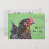 独身最後の女友達パーティー招待状 招待状 (正面/裏面)