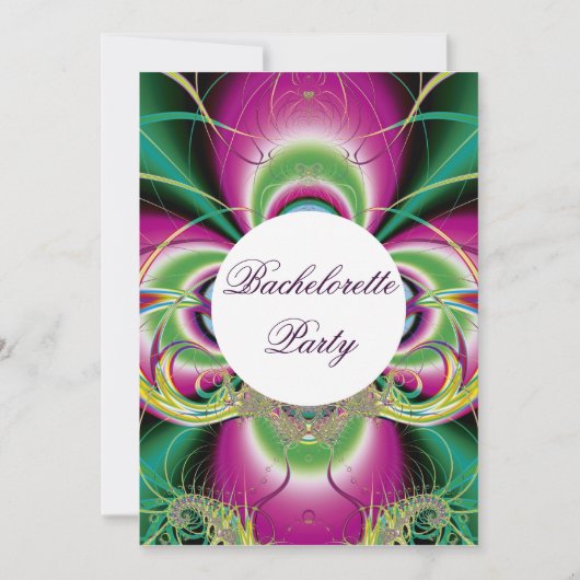 独身最後の女友達パーティー招待状 招待状 (正面)