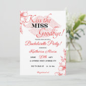 独身最後の女友達パーティー招待状 招待状 (スタンド正面)