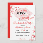 独身最後の女友達パーティー招待状 招待状 (正面/裏面)