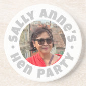 独身最後の女友達パーティー記念品 コースター (正面)