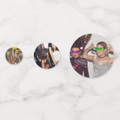 独身最後の女友達パーティー飾り楽しい6枚写真 結婚式二次会 コンフェッティ (裏面)