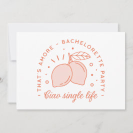 独身最後の女友達パーティー イタリアンサマー テーマ 面白い 招待状