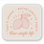 独身最後の女友達パーティー イタリアンサマー フルーツ エステティック シール (正面)