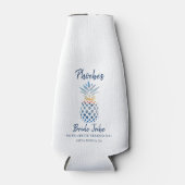 独身最後の女友達パーティー パイナップル 海岸の夕焼け オーダーメイド ボトルクーラー (正面)
