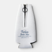 独身最後の女友達パーティー パイナップル 海岸の夕焼け オーダーメイド ボトルクーラー (裏面)