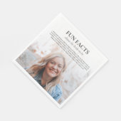 独身最後の女友達パーティー ブライダルシャワー 花嫁になる前の楽しい事実 スタンダードランチョンナプキン (角)