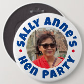 独身最後の女友達パーティー ボタン バッジ (正面&裏面)