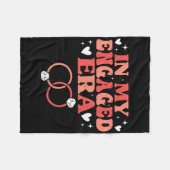 独身最後の女友達パーティー 婚約 婚約者 私の婚約中 フリースブランケット (正面(横))