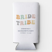 独身最後の女友達パーティー・結婚前のお披露目パーティー レトロ ディスコ スリム缶クーラー (裏面)