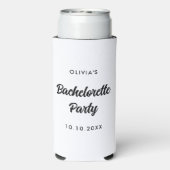 独身最後の女友達パーティー・結婚前のお披露目パーティー・花嫁グループ名 スリム缶クーラー (Seltzer裏面)