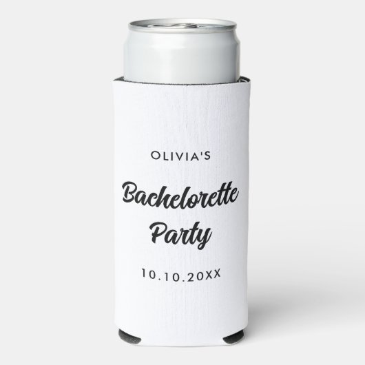 独身最後の女友達パーティー・結婚前のお披露目パーティー・花嫁グループ名 スリム缶クーラー (Seltzer裏面)